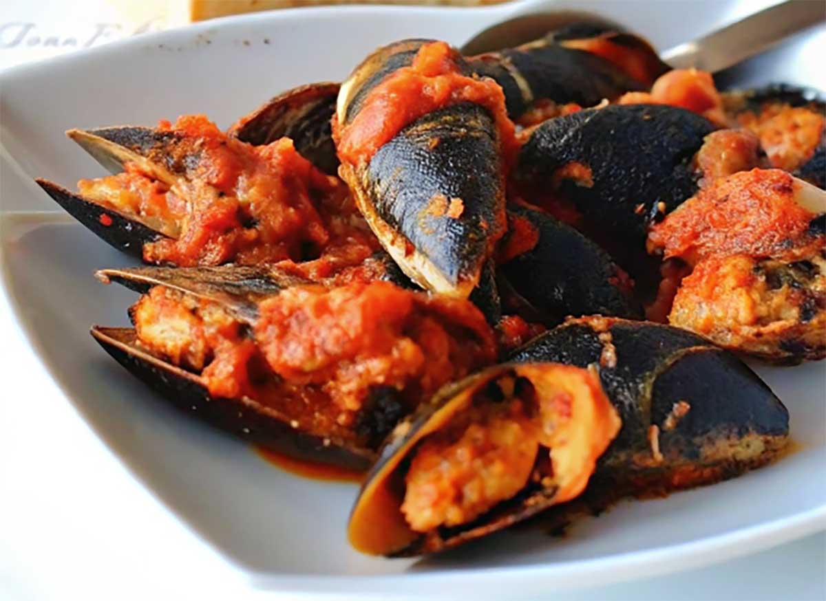 Cozze ripiene alla barese